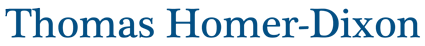 Thomas Homer-Dixon Logo